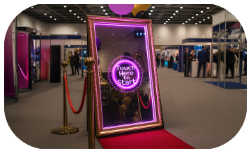 mirror photo booth Dubai